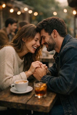 cinematic candid moment