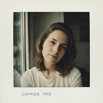 classic white border polariod by gemini ai