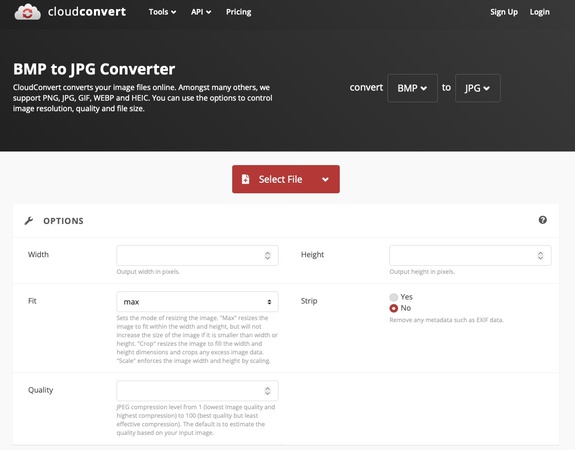 cloudconvert bmp to jpg converter