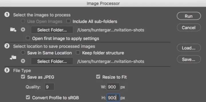 convert cr2 to jpg in photoshop