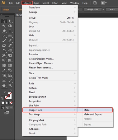 convertir imagen a vector en Illustrator