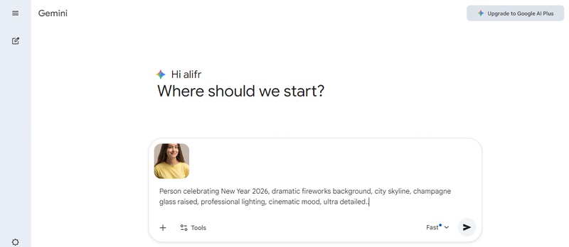 copy and paste gemini ai photo prompt