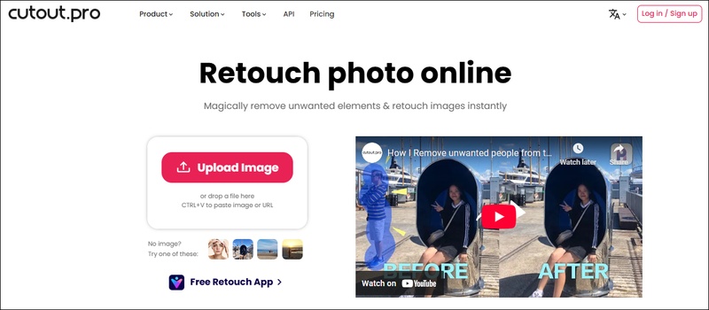 Person mit Cutout Pro aus Foto entfernen