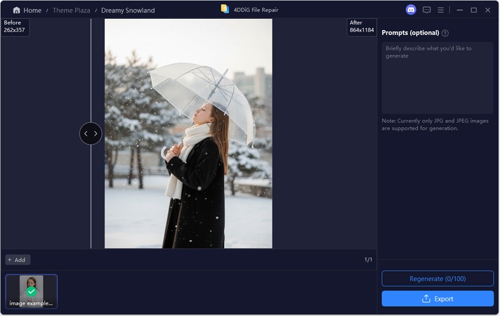 dreamy snowland photo