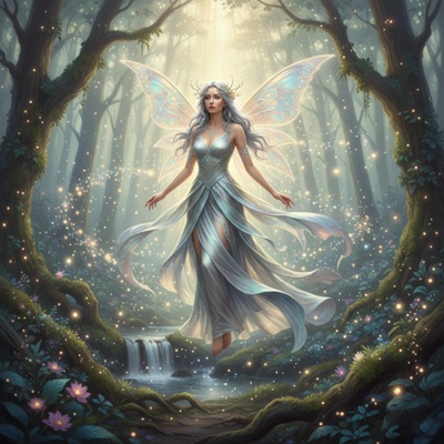 ethereal fairy photo by gemini ai
