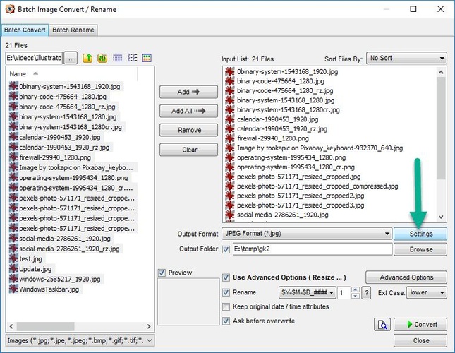 faststone image viewer batch convert