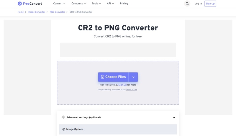 freeconvert cr2 to png converter