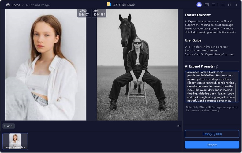 generate aura farming photo with 4ddig