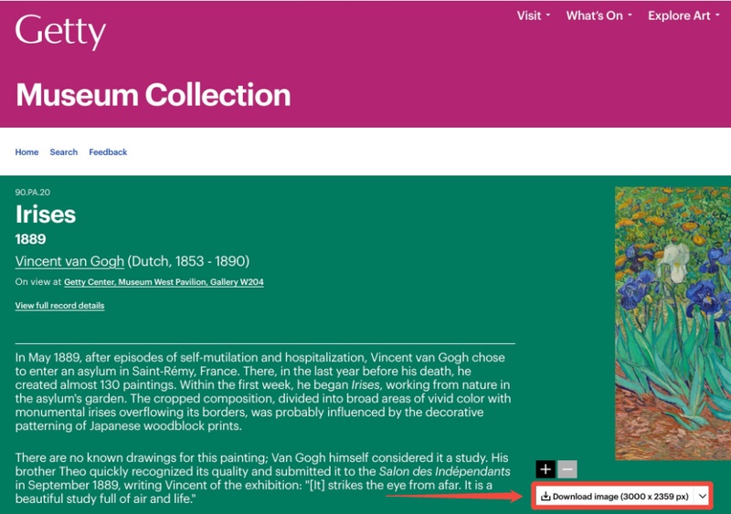 getty open content download