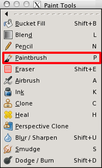colorize black and white photos in gimp using paintbrush