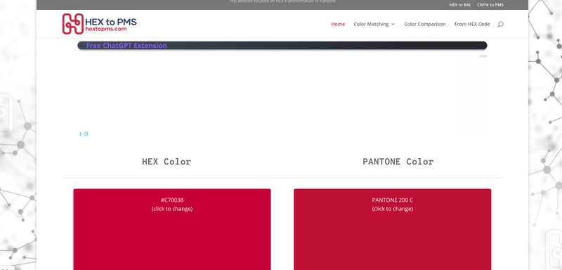 hex to pms converter