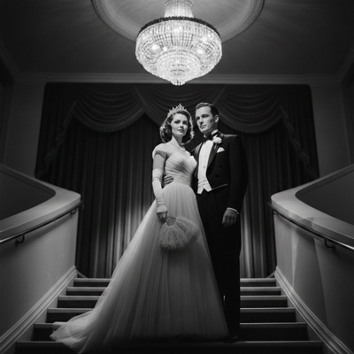 hollywood romance couple photo