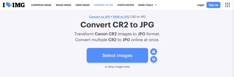 iloveimg cr2 to jpg converter