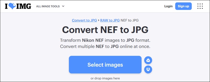 iloveimg nef to jpg converter