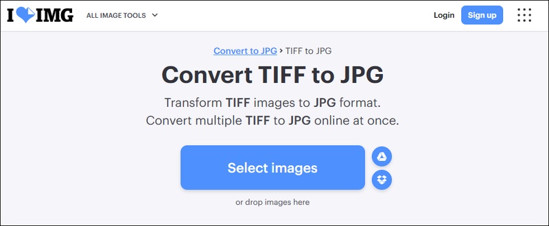 iloveimg tiff to jpg converter