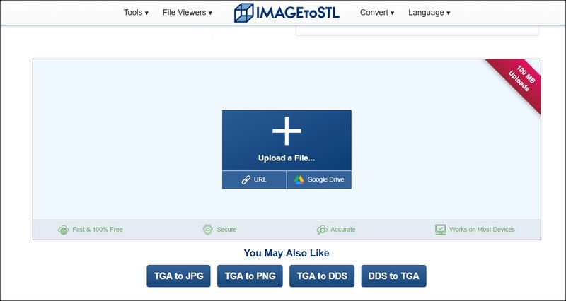 imagetostl tga viewer online