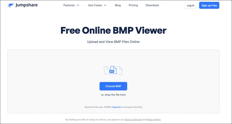 jumpshare free online bmp viewer
