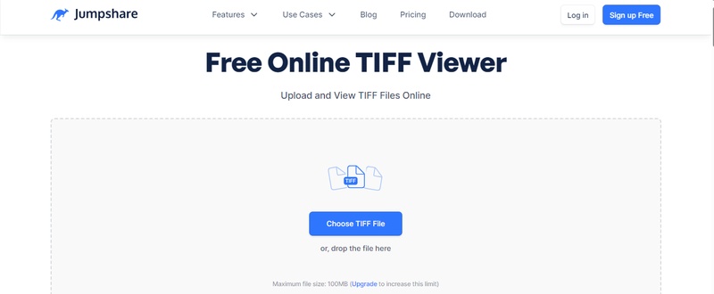 jumpshare online tiff viewer