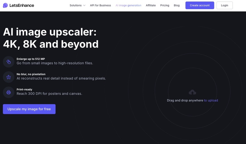 letsenhance ai image upscaler