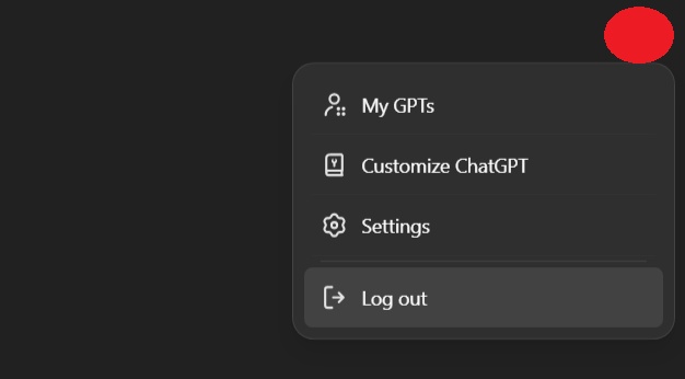 log chatgpt out