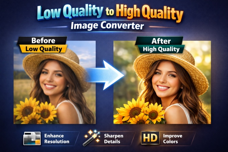 low quality to high quality image converter