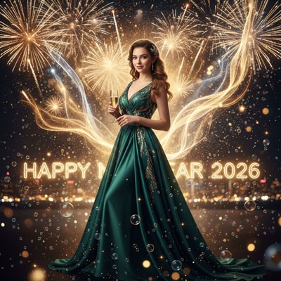 luxury new year celebration