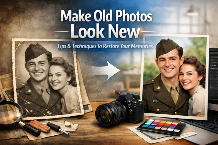 Alte Fotos restaurieren und wie neu aussehen lassen mit KI