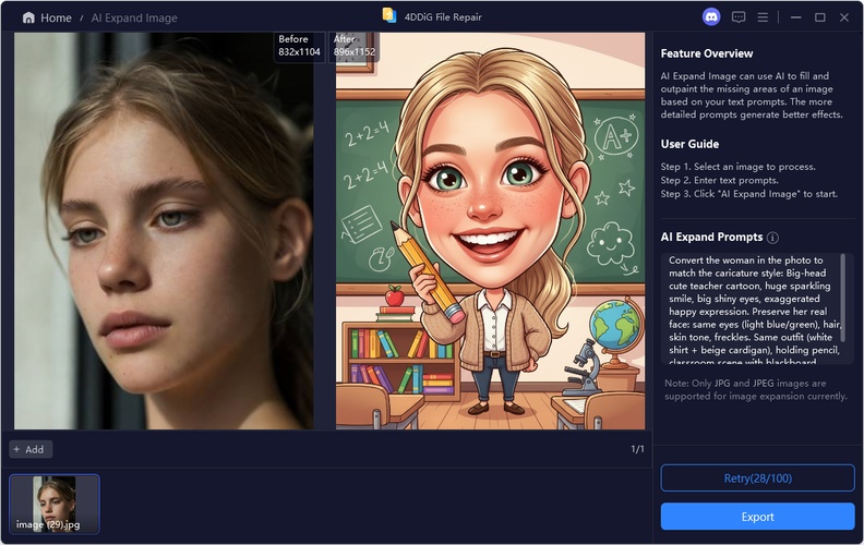 me and my job as teacher caricature 2