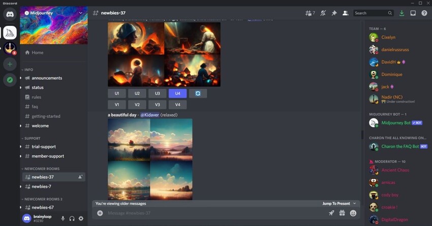 gerador de imagem ia midjourney ai