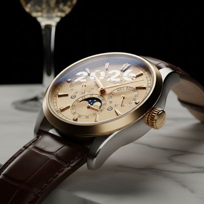 midnight clock and watch luxury