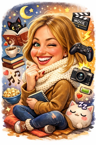 my personality focused caricature