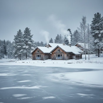 nordic snow landscape