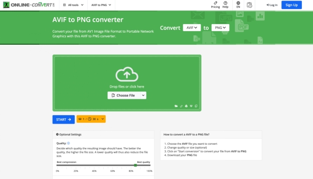 online avif to png converter free