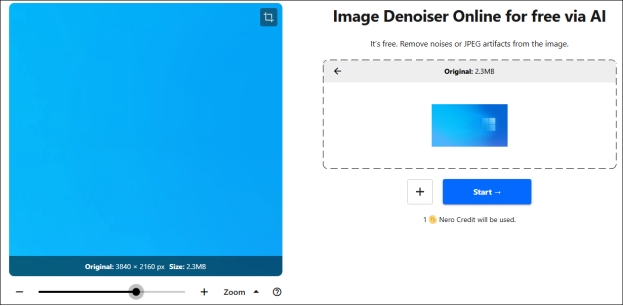photo noise reduction on nero denoiser