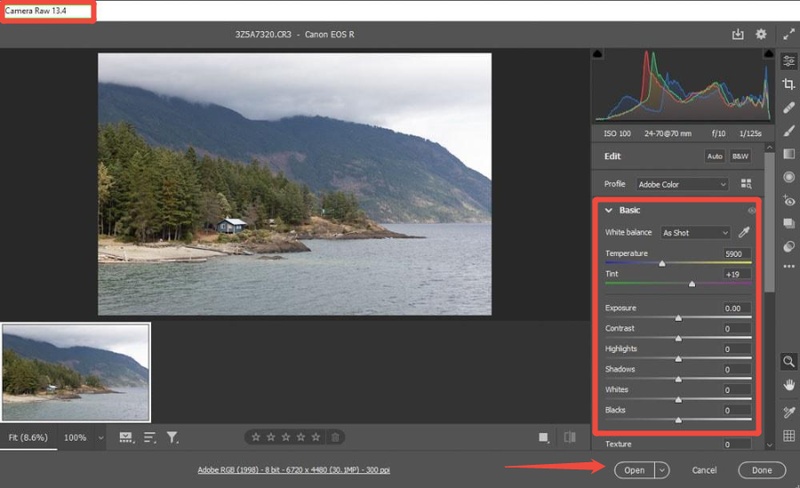 photoshop adobe camera raw