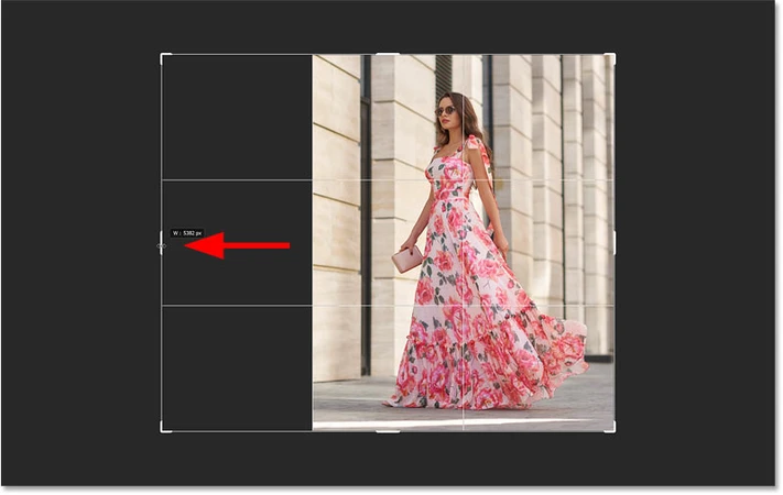 photoshop extend canvas