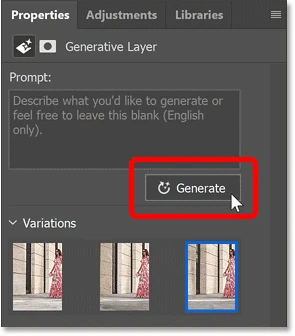 photoshop generative layer