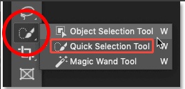 photoshop quick selection tool