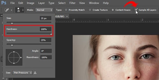 Photoshop muestra todas las capas