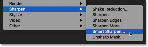 photoshop smart sharpen