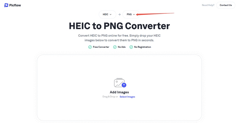 pickflow heic to png converter