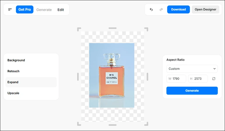 pixelcut ai image extender