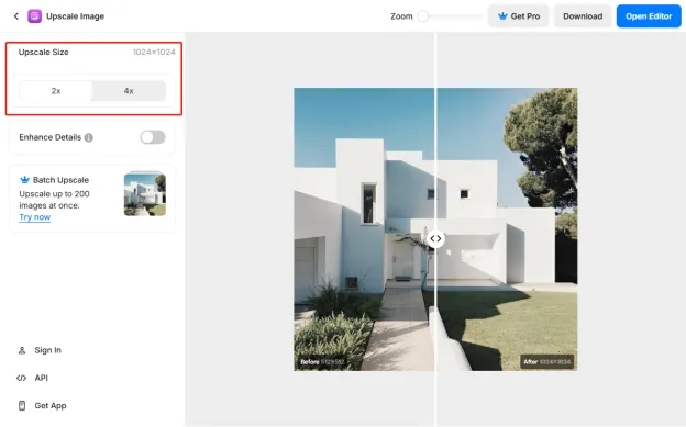 pixelcut image upscaler