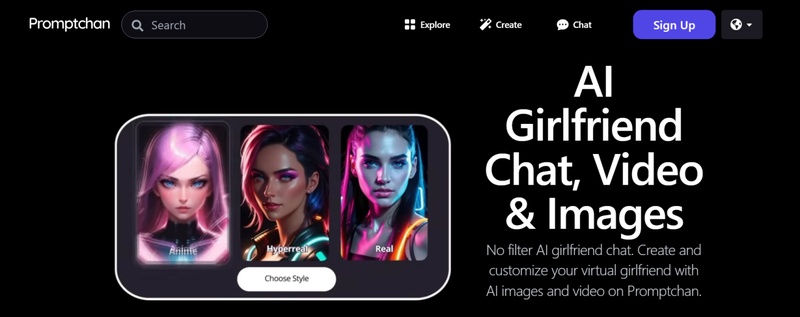 promptchan uncensored nsfw ai image generator
