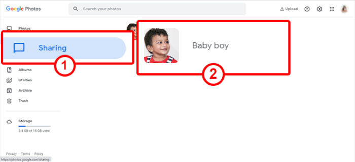 log in to google photos