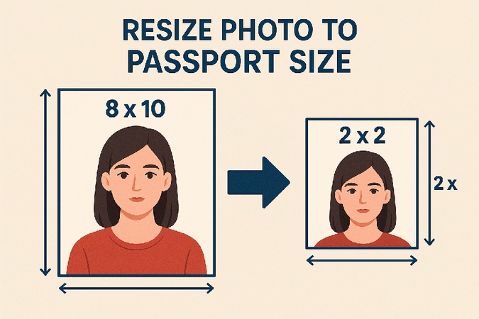 resize photo to passport size