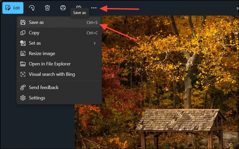 save heic as png in windows photos app
