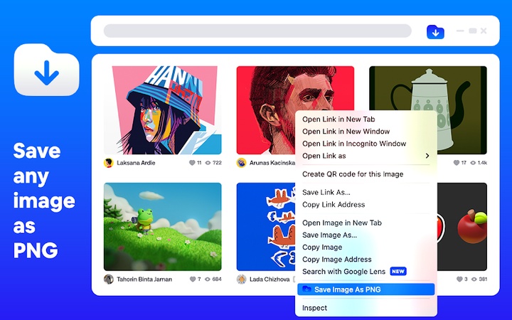 save image as png chrome erweiterung