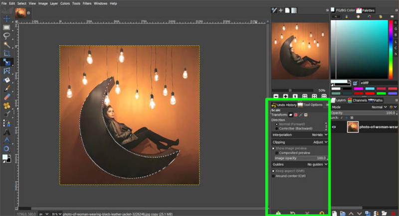 scale toolbox options
