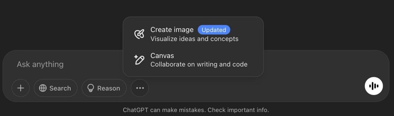 seleccione crear imágenes en el capítulo 4